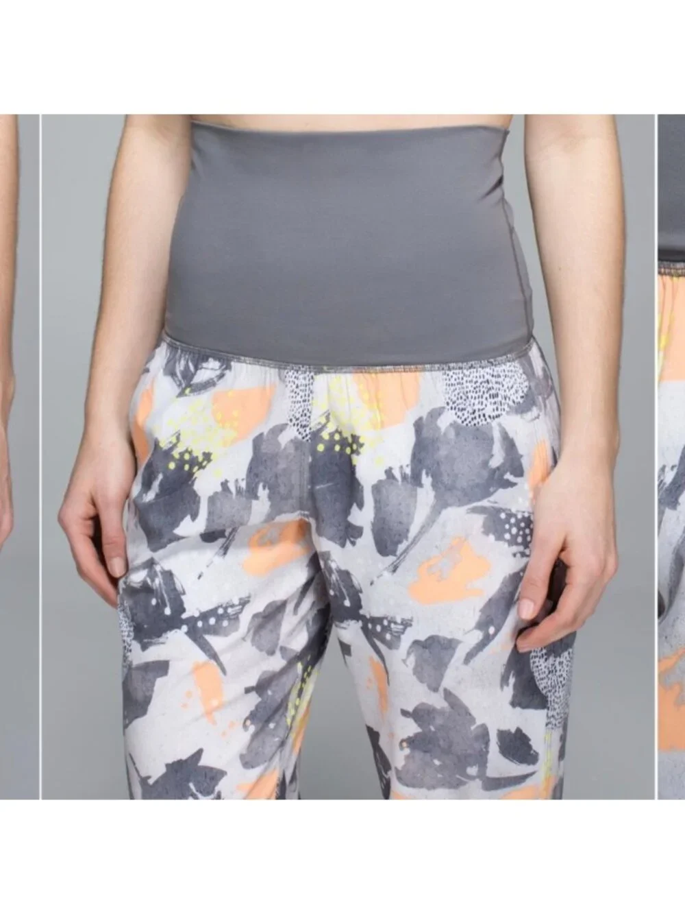 Lululemon Om Pant Mini Art Pop White Multi / Slate